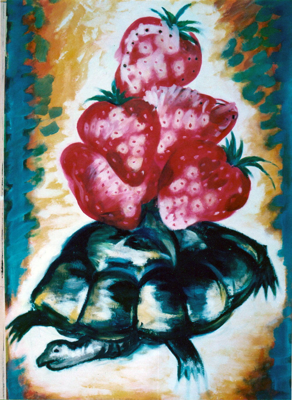 Title: August, 32
Materials: Acrylic on paper
Size: 240x150 cm
Year: 1986